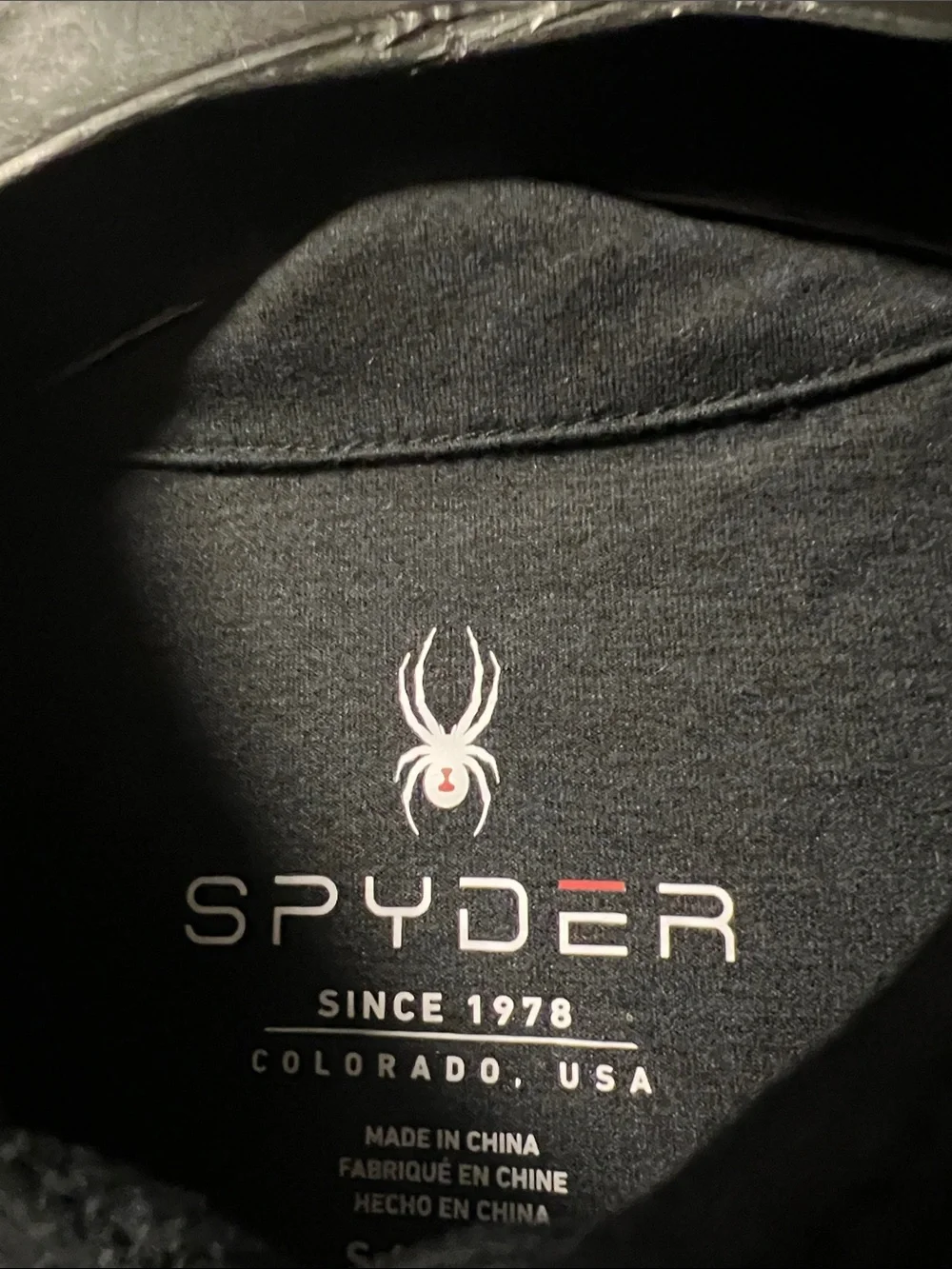 Brand New Spyder Soft Feel Moisture Wicking DryWeb 2-way Stretch Black Golf Polo